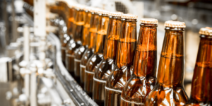 automatic labeling machine for bottles & cans