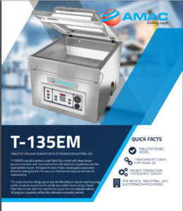 Vacuum Sealer Product Brochures