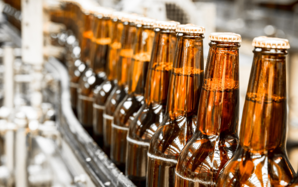 automatic labeling machine for bottles & cans