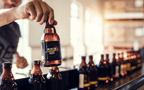 industrial bottle labeling machines