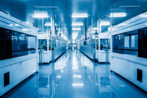 Vacuum packing electronic components