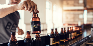 industrial bottle labeling machines