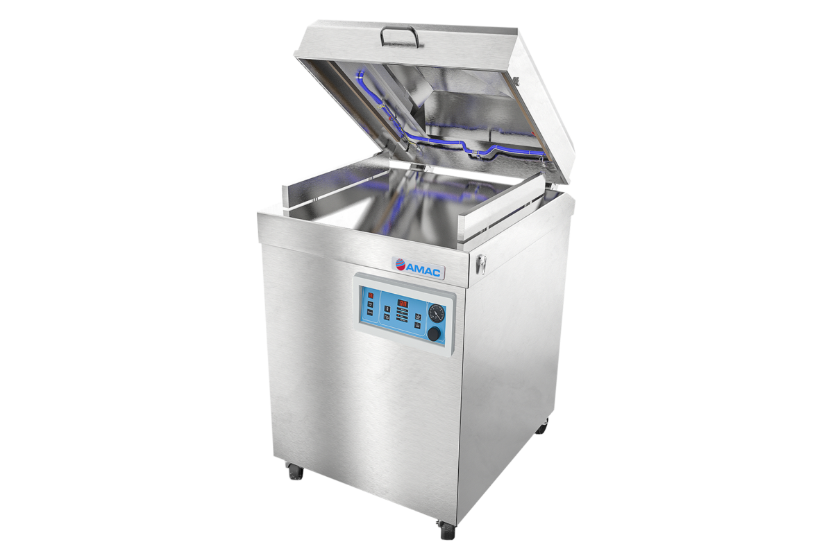 Mobile vacuum chamber machines