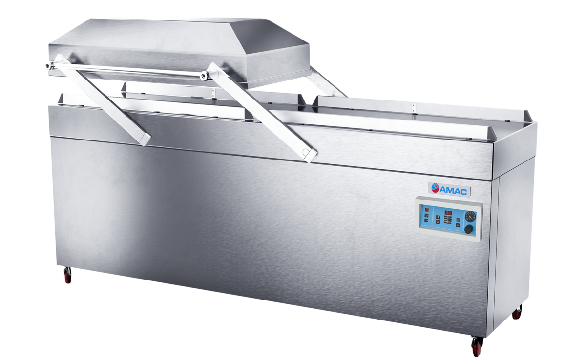 Double chamber food vacuum sealing machines